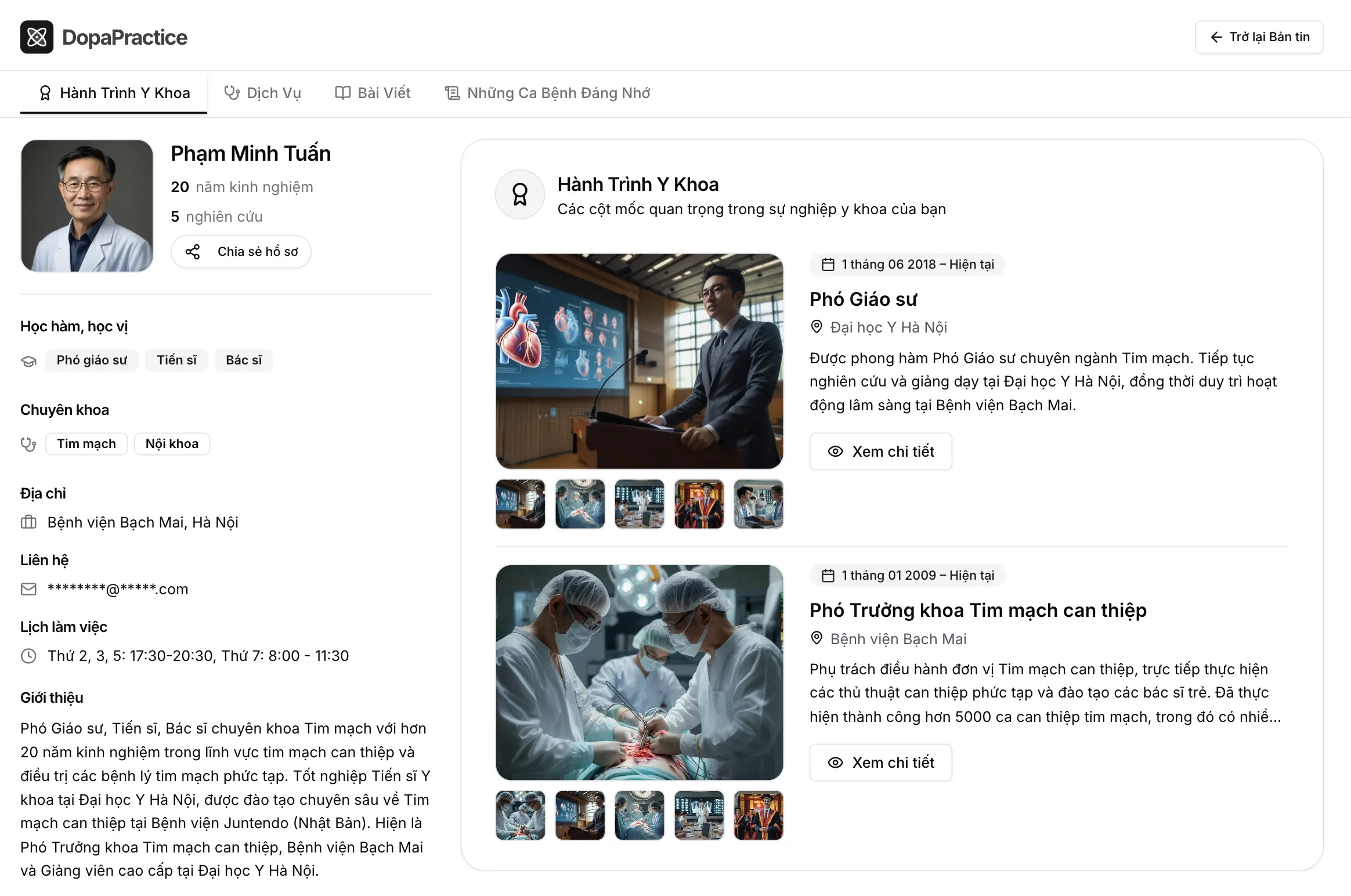 Dopapractice profile screenshot